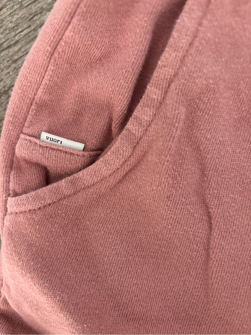 Vuori Rose Mauve Terry Lounge Shorts - Picture 4 of 4
